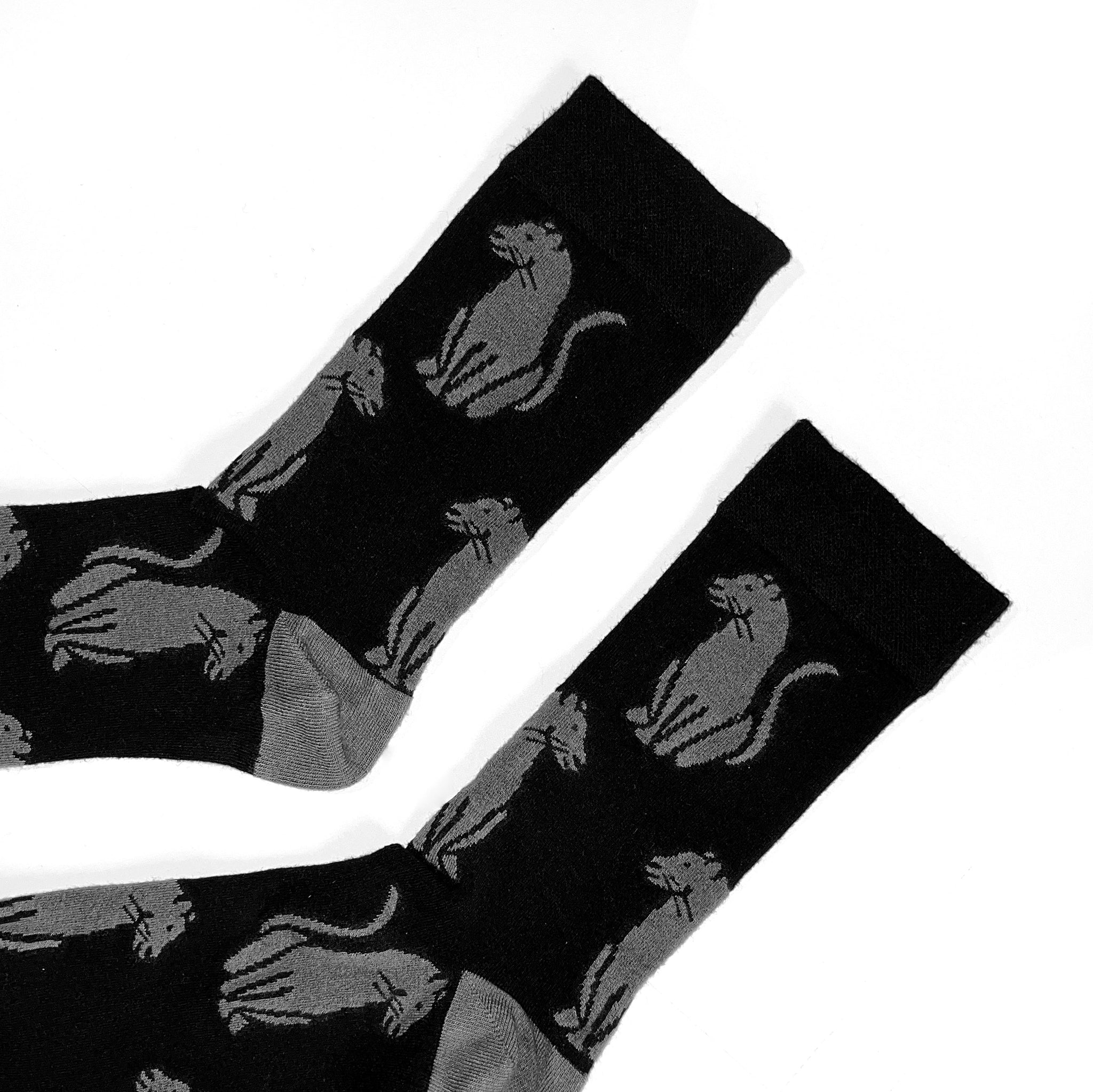 Bare Kind Bamboo Socks - Adult - Soft Top Black Panther