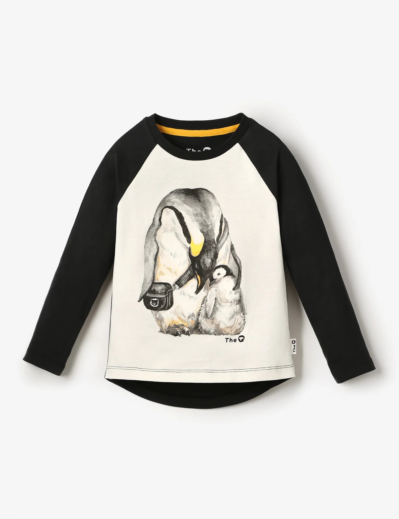 The QT Cuddled Penguin Long Sleeve Top