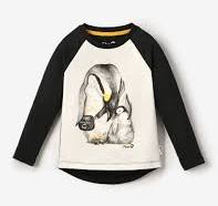 The QT Cuddled Penguin Long Sleeve Top
