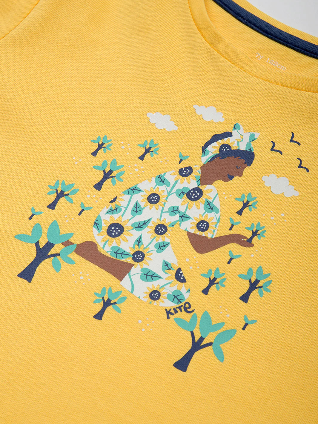 Kite Planet Protector T-Shirt - Yellow