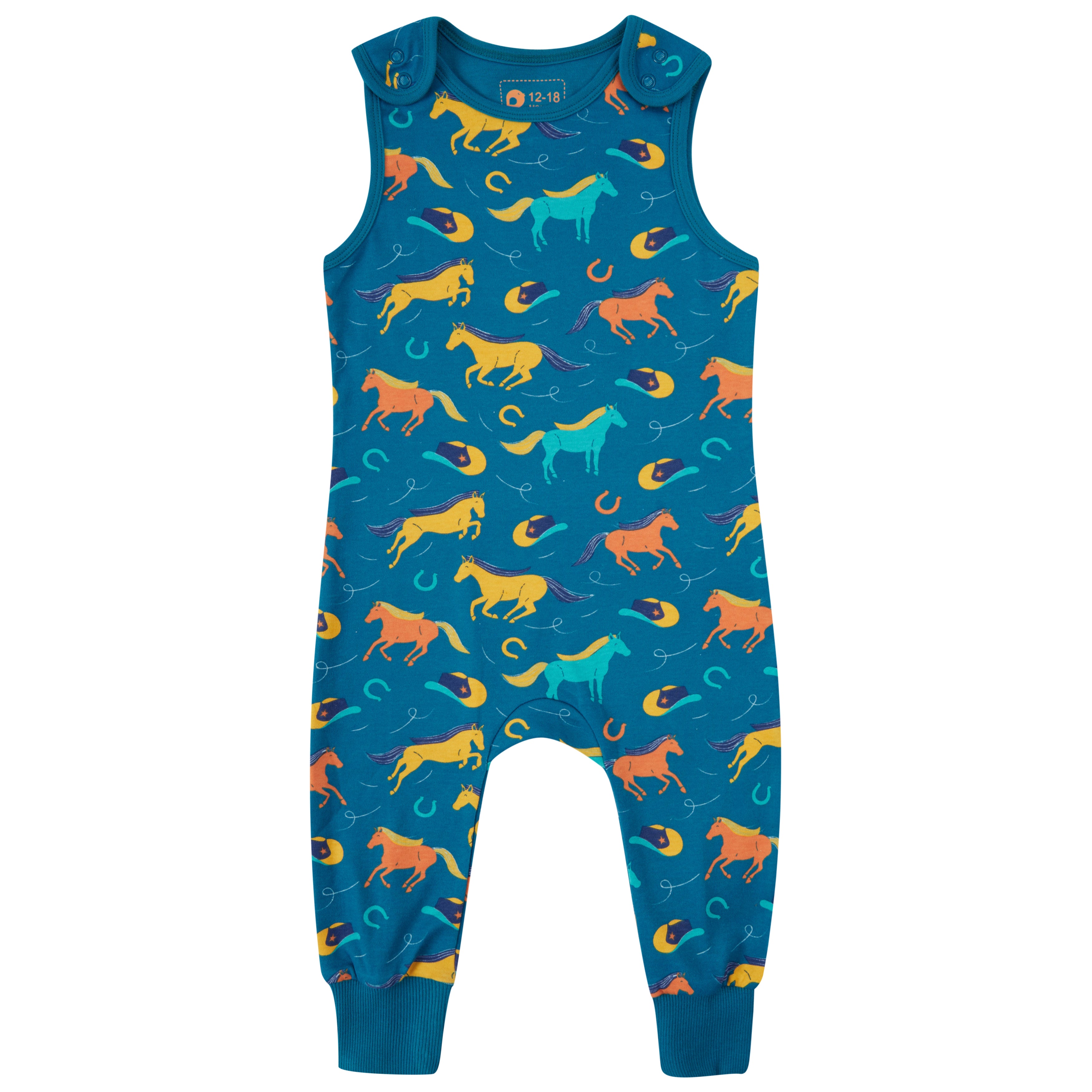 Piccalilly Dungarees - Wild Horses