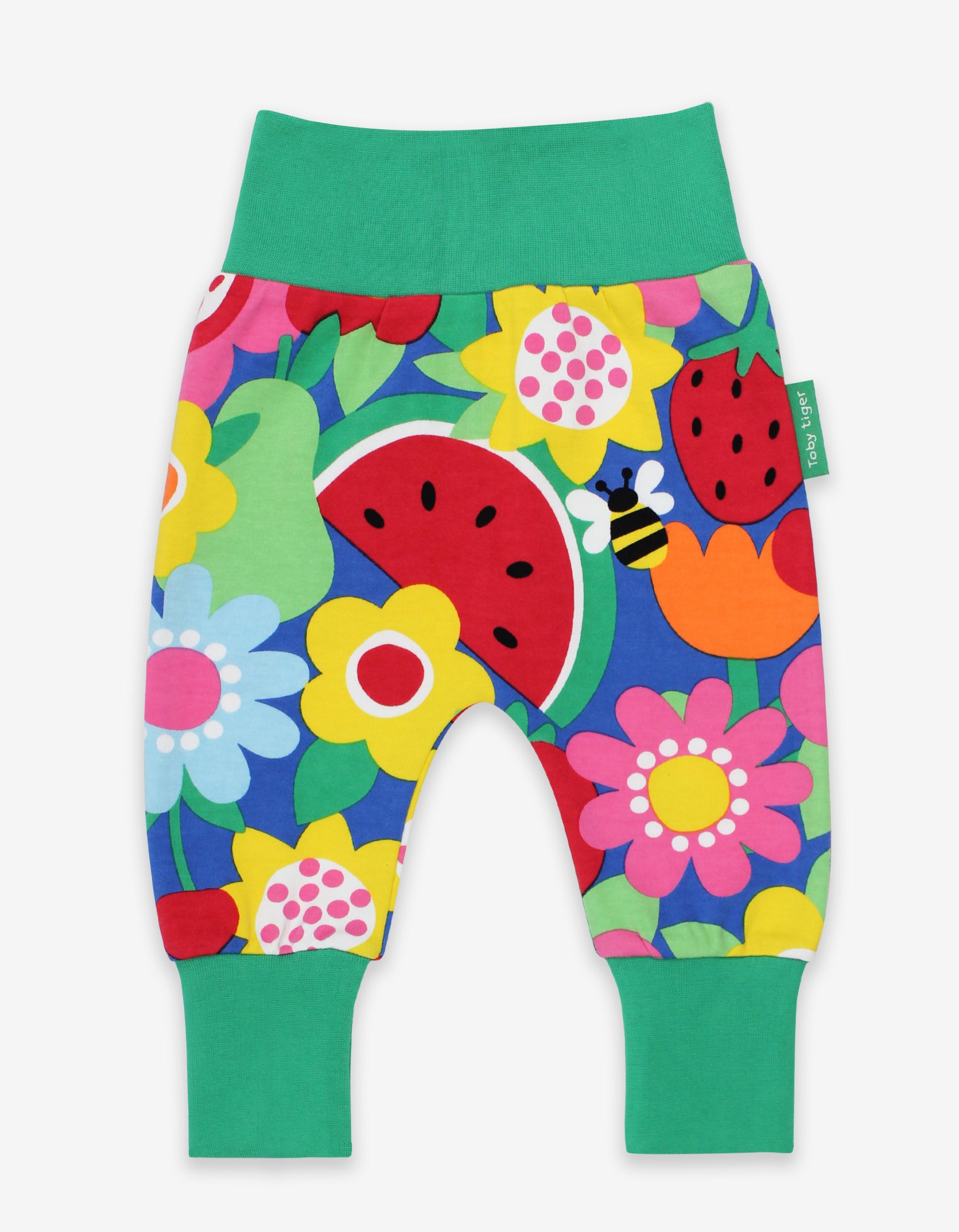 Toby Tiger Organic Yoga Pants - Fruit Flower