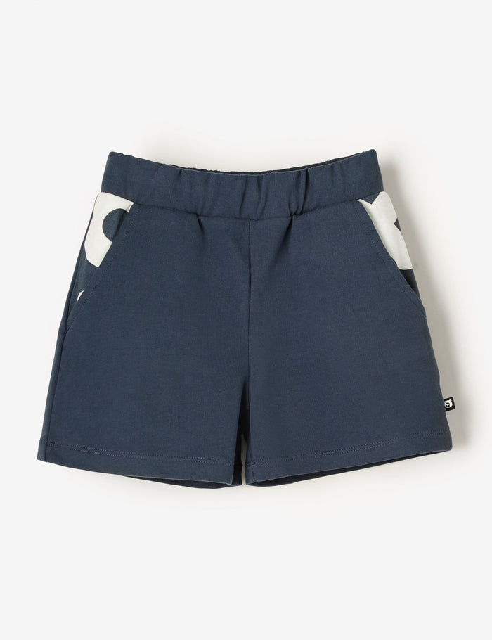 The Qt Organic Bermuda Shorts - Navy Blue