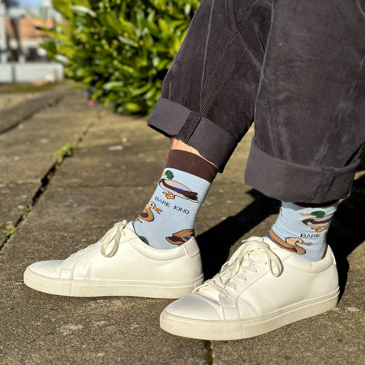 Bare Kind Adult Bamboo Socks - Blue Duck - Adult 4-7