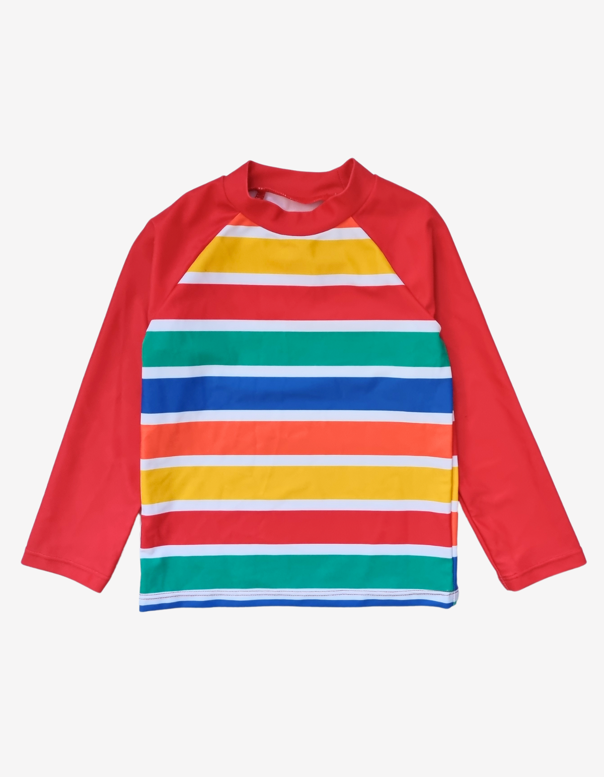 Toby Tiger Organic Swim Rash Vest - Happy Stripe
