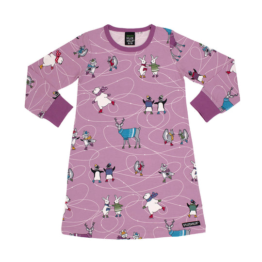 Villervalla Night Gown Ice Skating - Smoothie