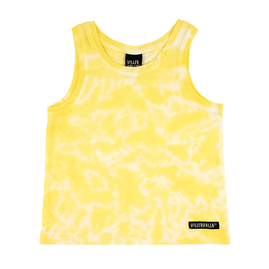 Villervalla Tie Dye Tank Top -  Lemon