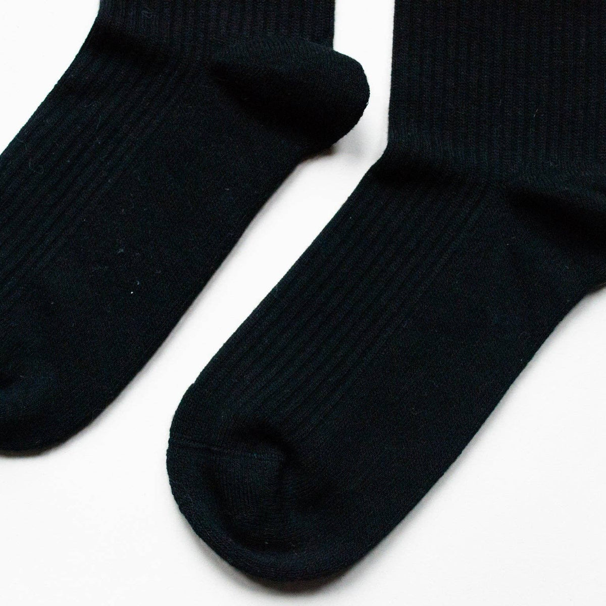 Bare Kind Adult Bamboo Ribbed Socks - Black Panthers - Adult 4-7