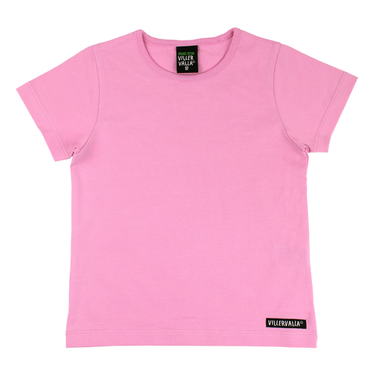 Villervalla Plain T-Shirt Short Sleeve - Blossom Pink