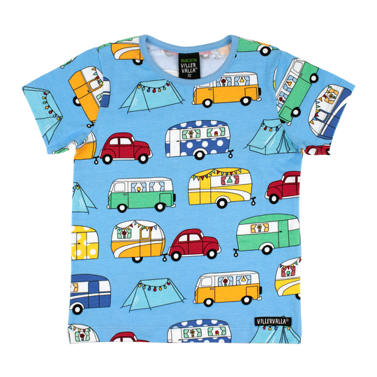Villervalla Camper Van T-Shirt Short Sleeve - Bay
