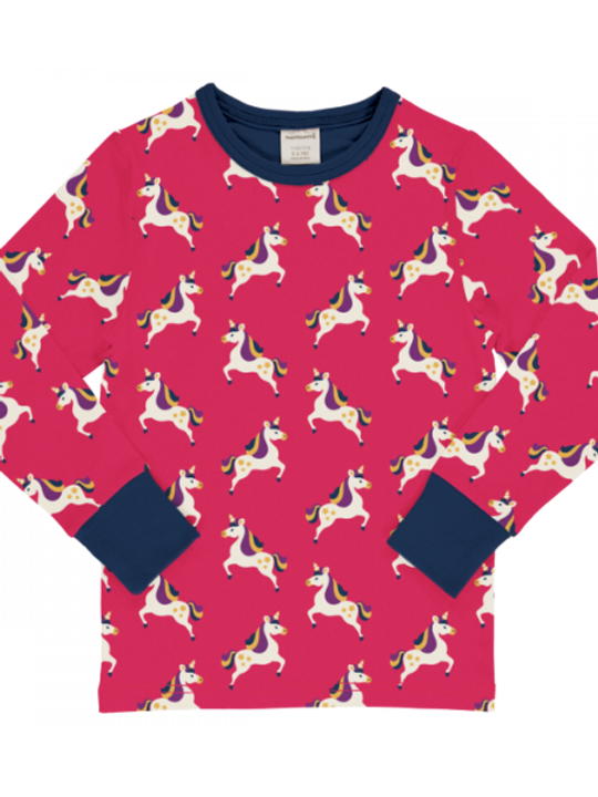 Maxomorra Top Long Sleeves Unicorn