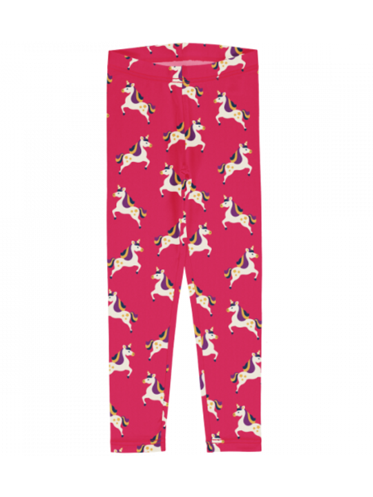 Maxomorra Leggings Unicorn - hot pink