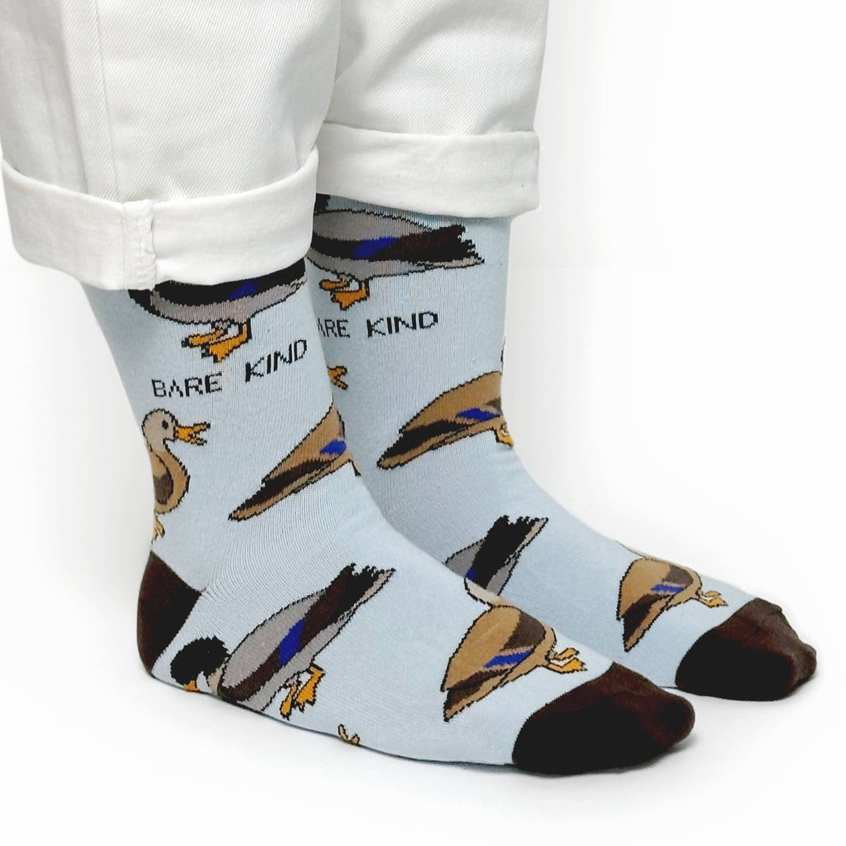 Bare Kind Adult Bamboo Socks - Blue Duck - Adult 4-7