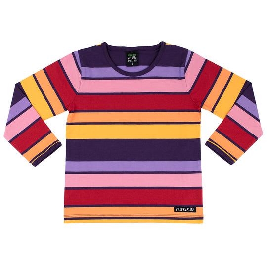 Villervalla T-Shirt Long Sleeve - Verbier Stripe