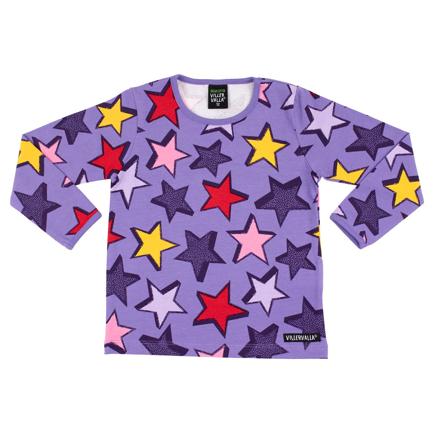 Villervalla Stars T-Shirt Long Sleeve - Lilac