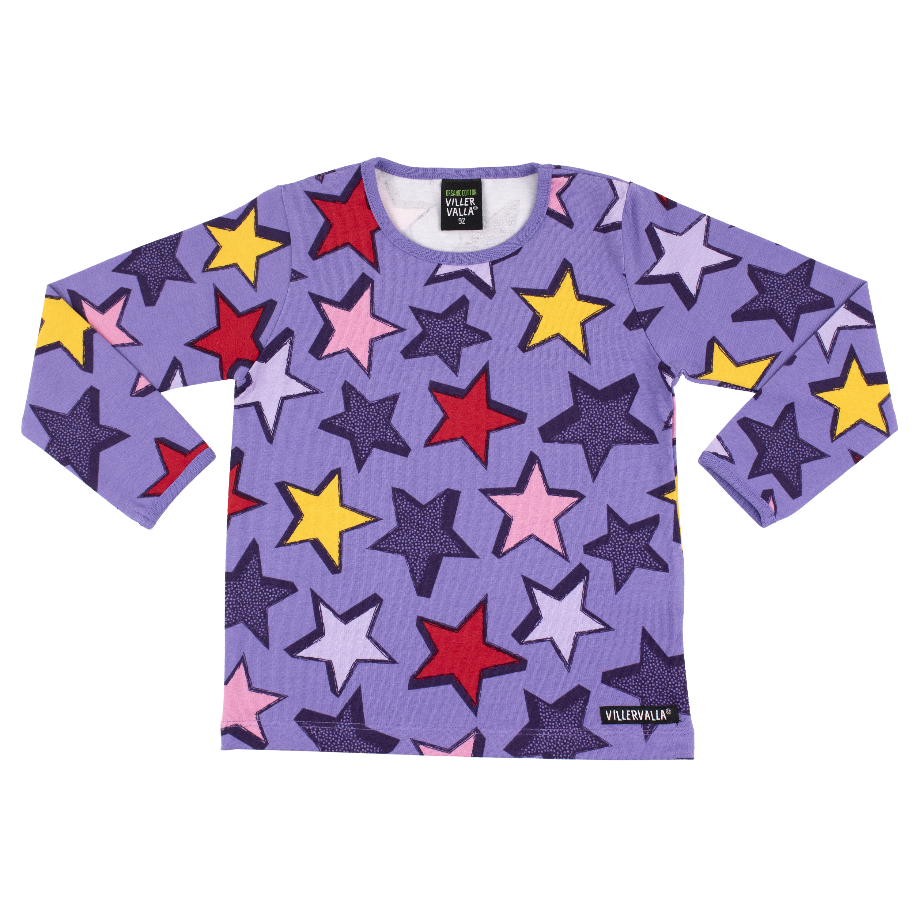 Villervalla Stars T-Shirt Long Sleeve - Lilac