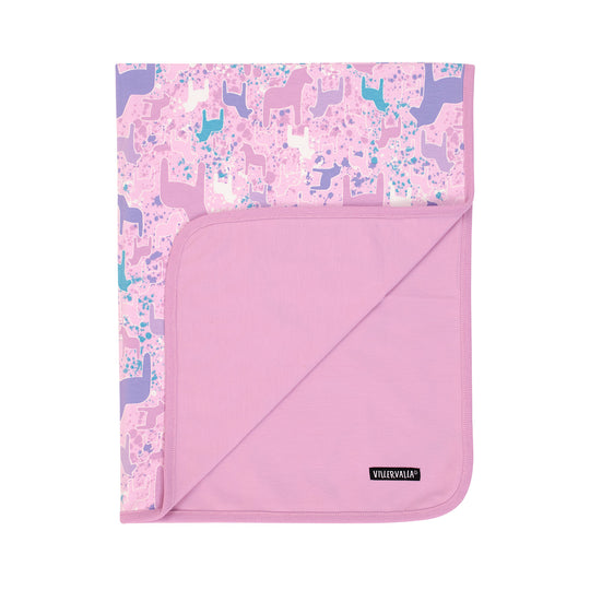 Villervalla Reversible Blanket - Dala Lgt Bloom