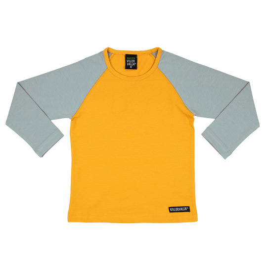 Villervalla Raglan T-Shirt Long Sleeve - Saffron/Fossil