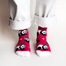 Bare Kind Adult Bamboo Socks - Christmas Panda