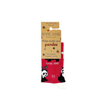 Bare Kind Adult Bamboo Socks - Christmas Panda