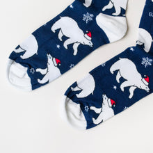 Bare Kind Adult Bamboo Socks - Christmas Polar Bear