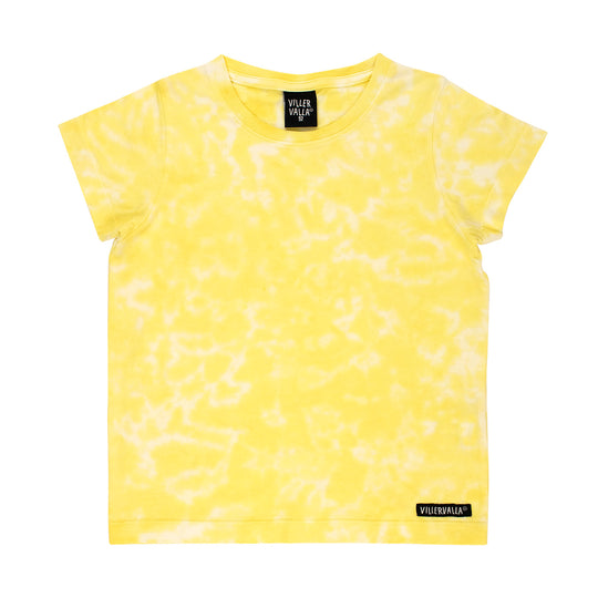 Villervalla Tie Dye T-Shirt Short Sleeve - Lemon