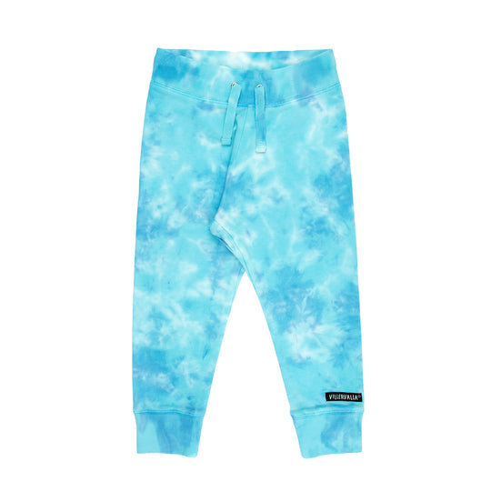 Villervalla Tie Dye Relaxed Joggers College Wear - Lake/Pool