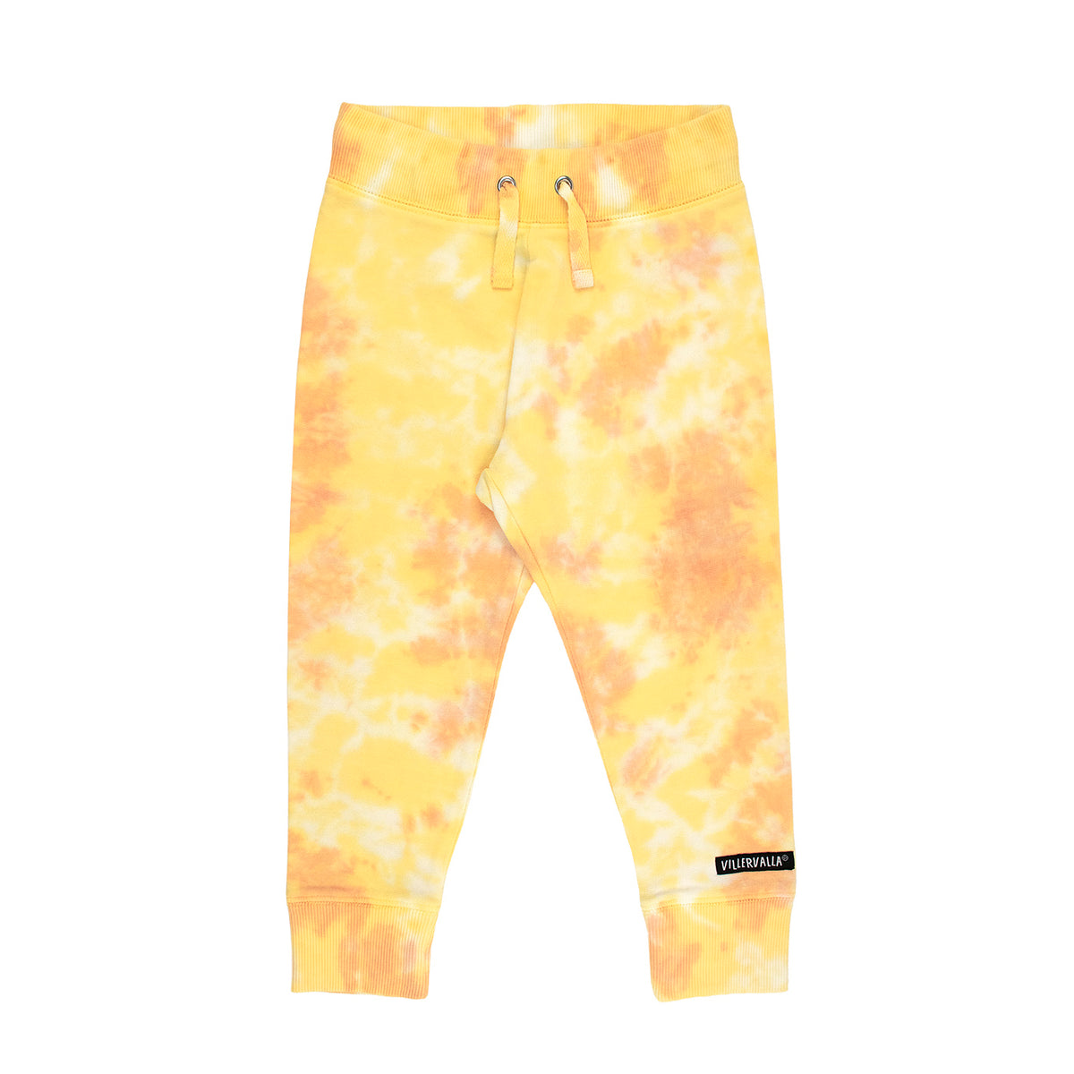 Villervalla Relaxed Joggers College Wear - Tie Dye Mandarin/Lemon