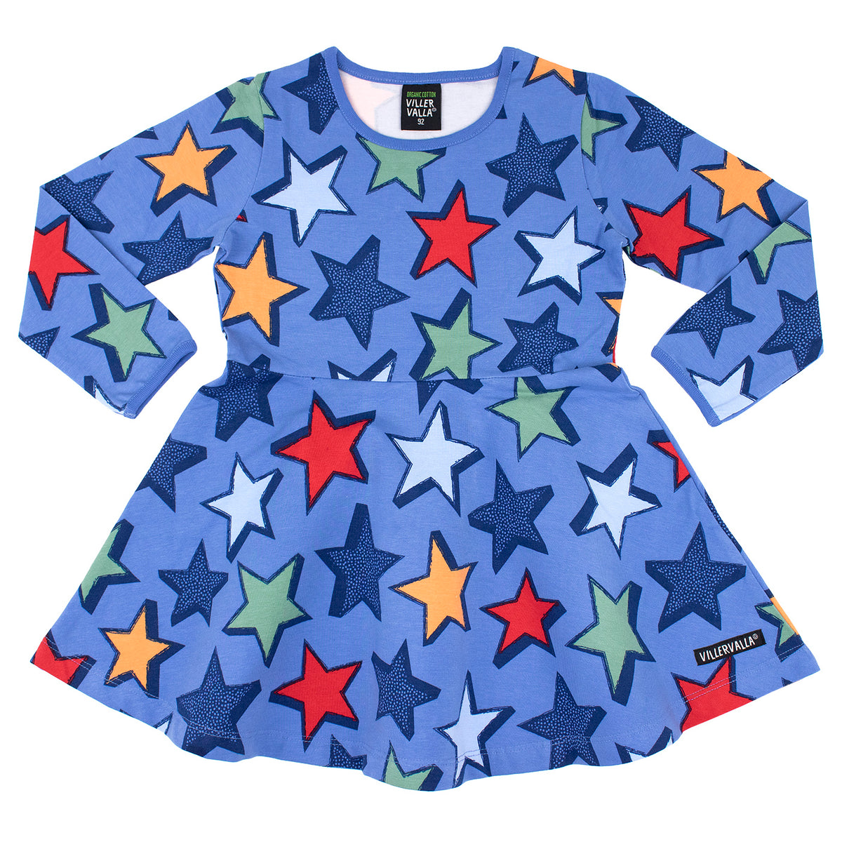 Villervalla Dress Half Circle Long Sleeve - Stars Nautic