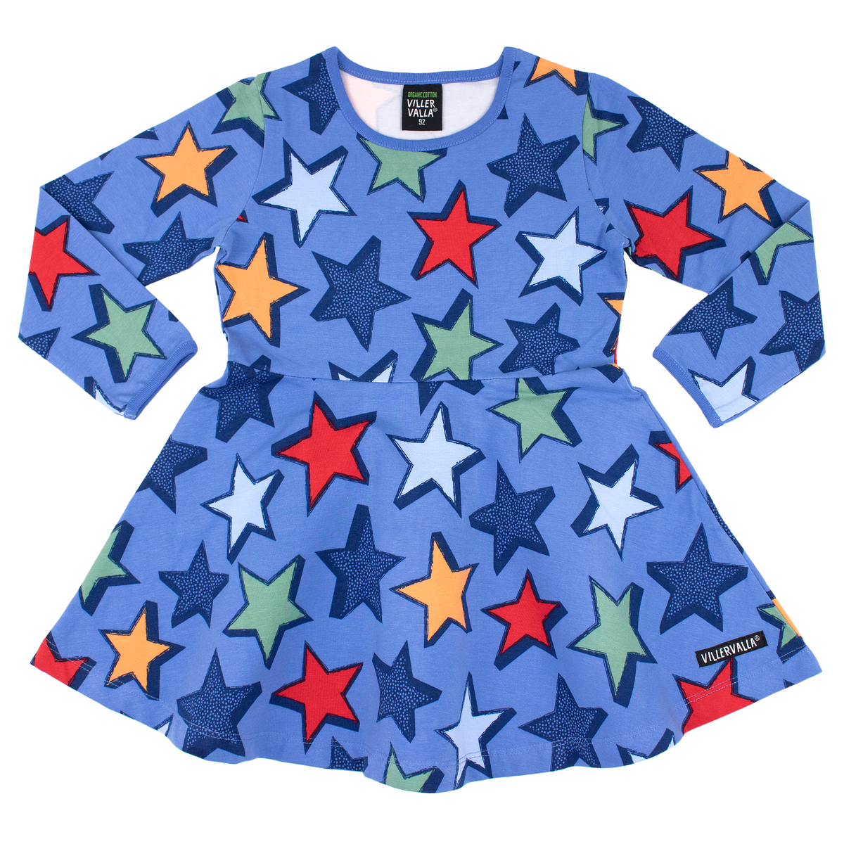 Villervalla Dress Half Circle Long Sleeve - Stars Nautic