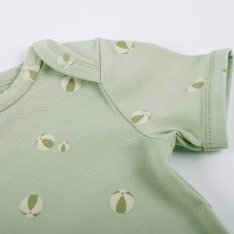 Musli Beachball Beach Romper - Pale Moss