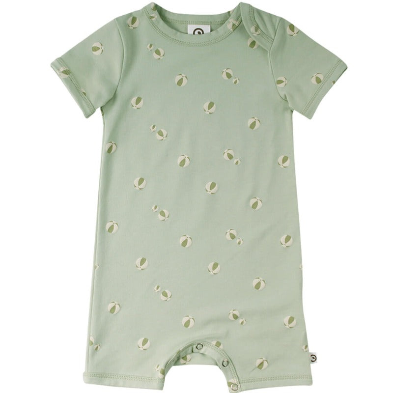 Musli Beach Romper - Beachball Pale Moss