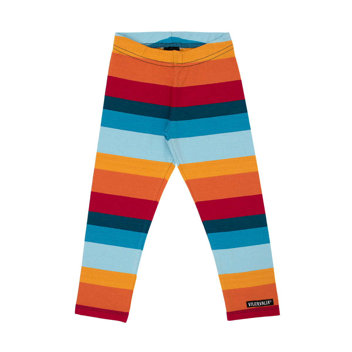 Villervalla Tricot Leggings - Multi Stripe Midnight