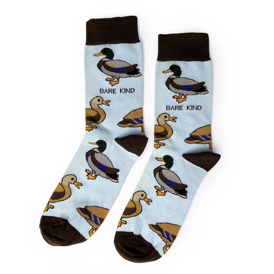 Bare Kind Adult Bamboo Socks - Blue Duck - Adult 4-7