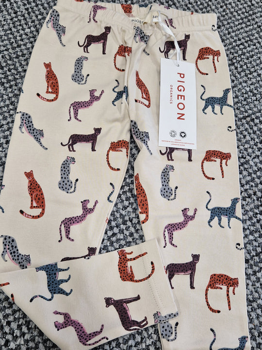 Pigeon Leggings - Leopard Pumice