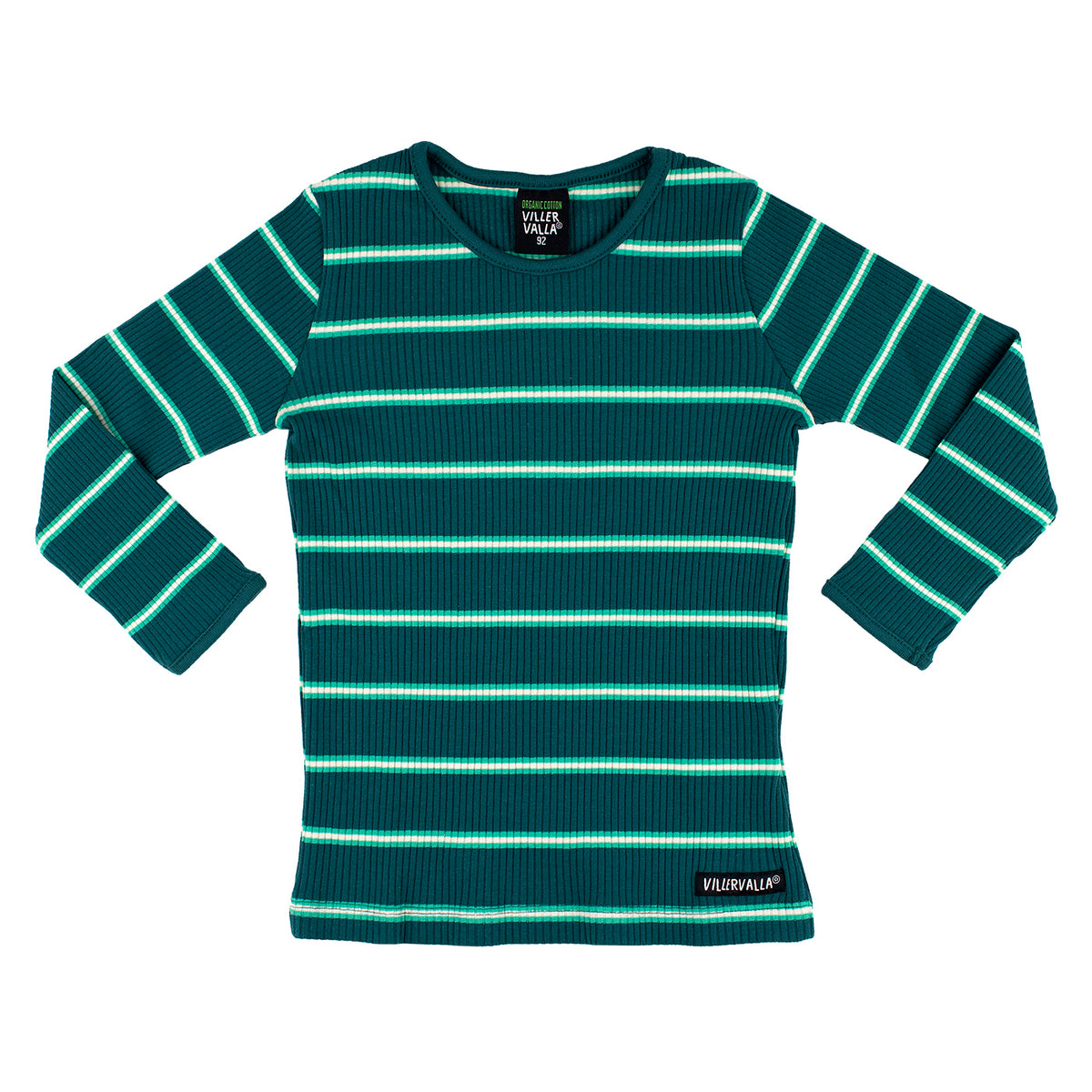 Villervalla Rib T-Shirt Long Sleeve - Cypress/Verdant