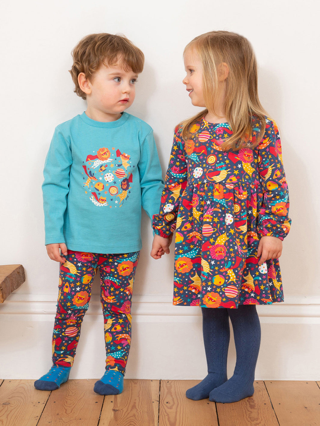 Kite Dress Long Sleeve - Super Me Multi
