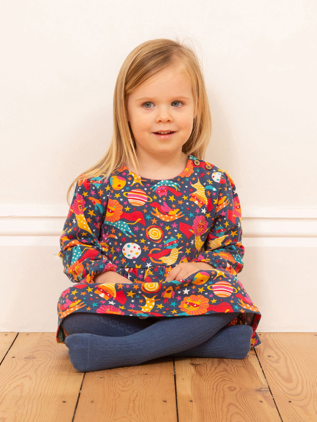 Kite Dress Long Sleeve - Super Me Multi