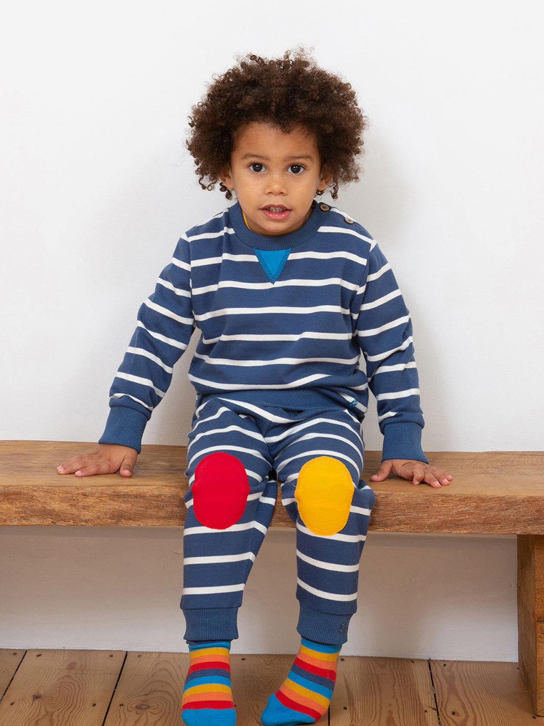Kite Joggers - Stripy Navy