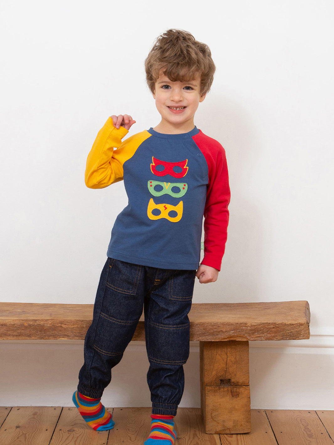 Kite T-Shirt Long Sleeve - Superhero Multi