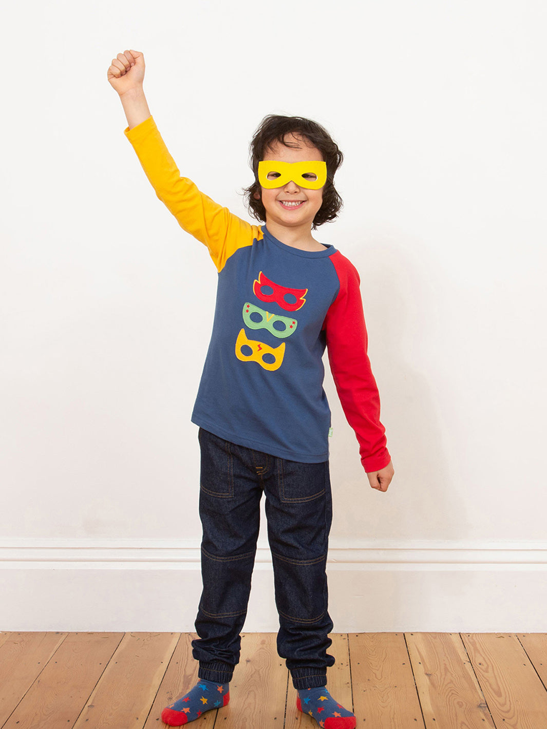 Kite T-Shirt Long Sleeve - Superhero Multi