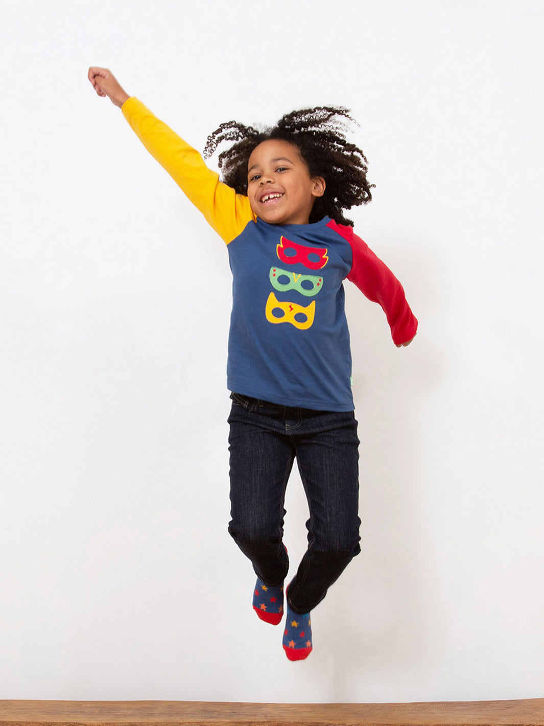 Kite T-Shirt Long Sleeve - Superhero Multi