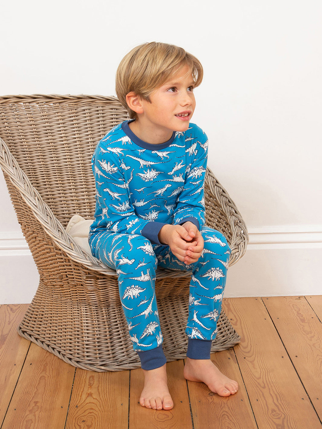 Kite Pyjamas - Dino Fan Blue