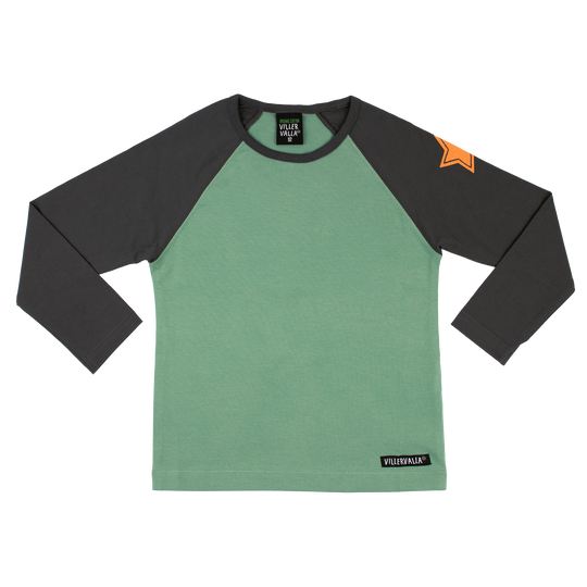 Villervalla T-Shirt Long Sleeve - Pine/Sage