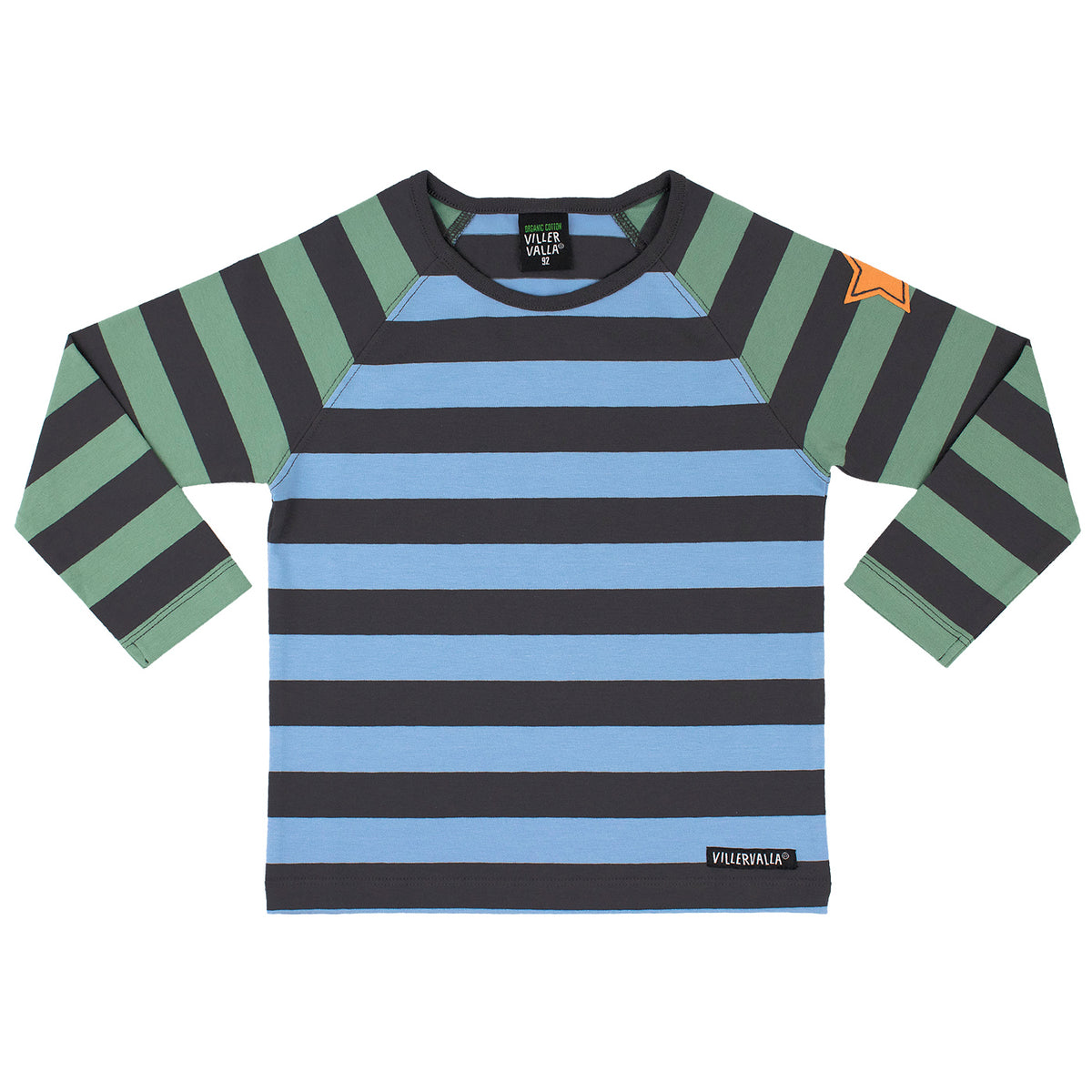 Villervalla T-Shirt Long Sleeve - Light Nautic/Sage
