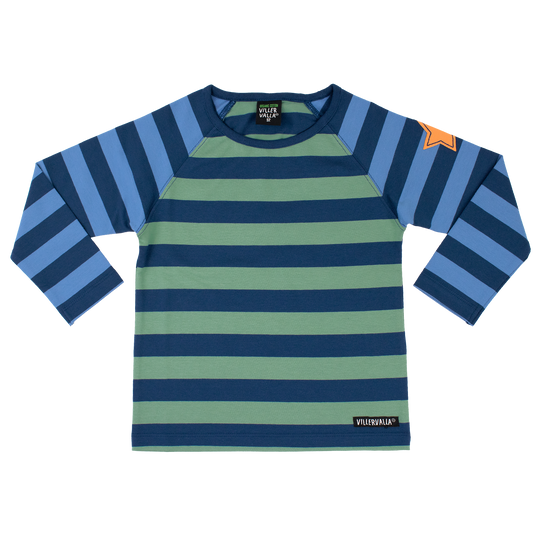 Villervalla T-Shirt Long Sleeve - Sage/Nautic