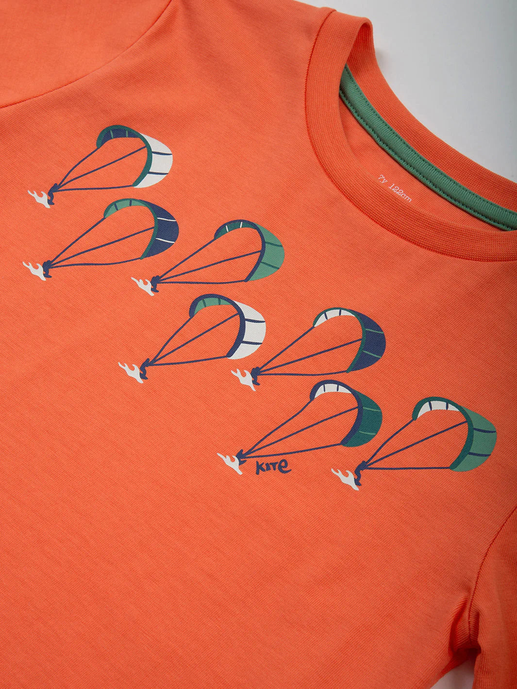 Kite T-Shirt Short Sleeve - Kite Surfer Orange