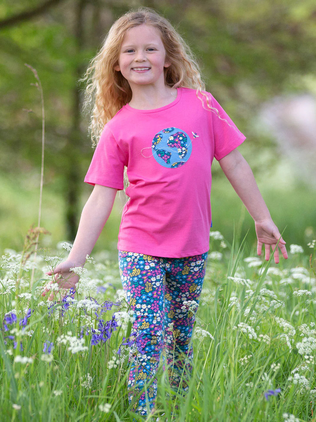 Kite T-Shirt Short Sleeve - Planet Bumble Pink