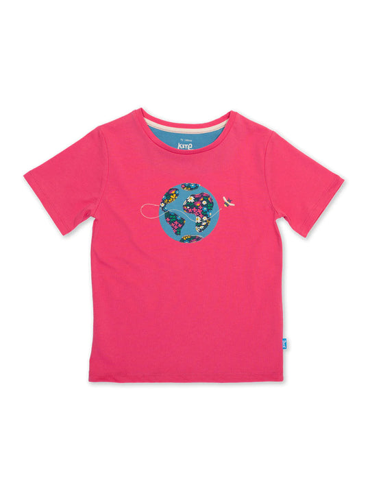 Kite T-Shirt Short Sleeve - Planet Bumble Pink