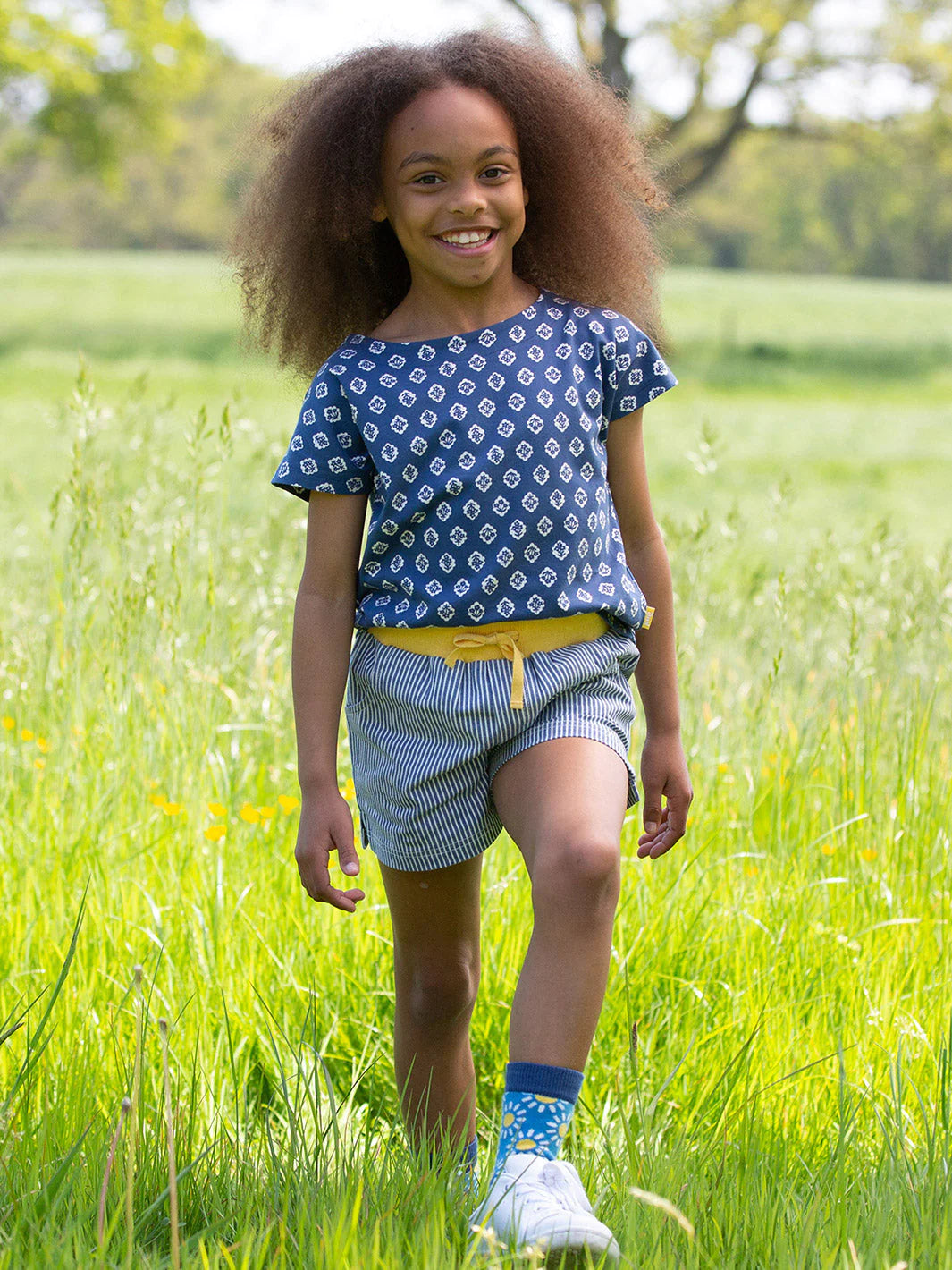 Kite T-Shirt Short Sleeve - Fleur Navy